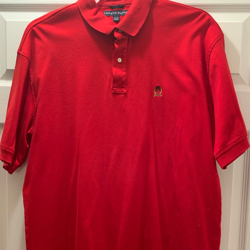 Tommy Hilfiger Men’s Red Polo